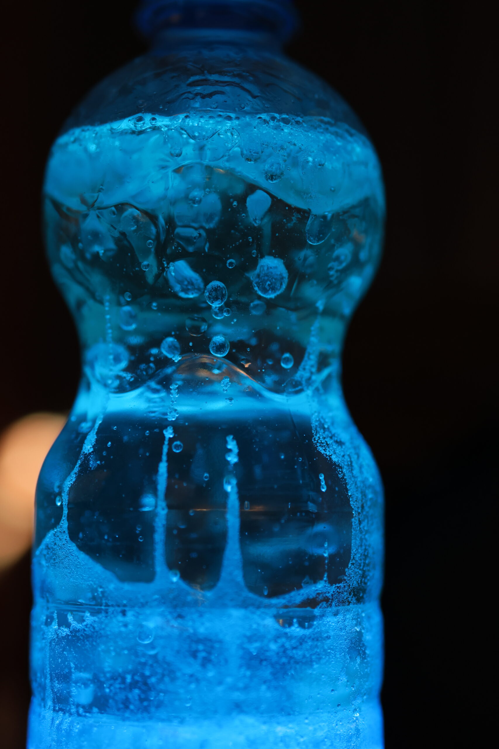 helt tæt på lampen