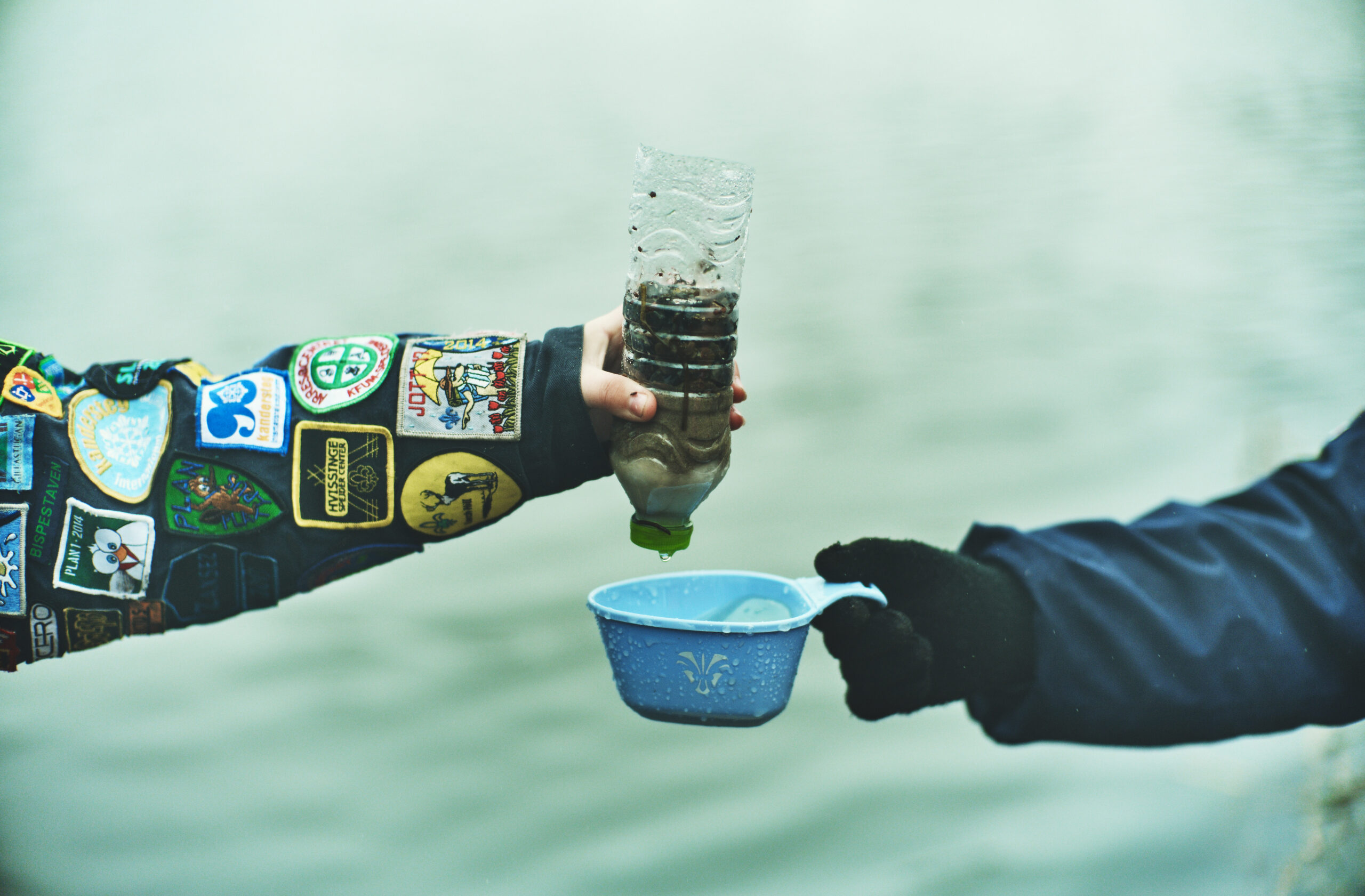 Test med flaske og mug