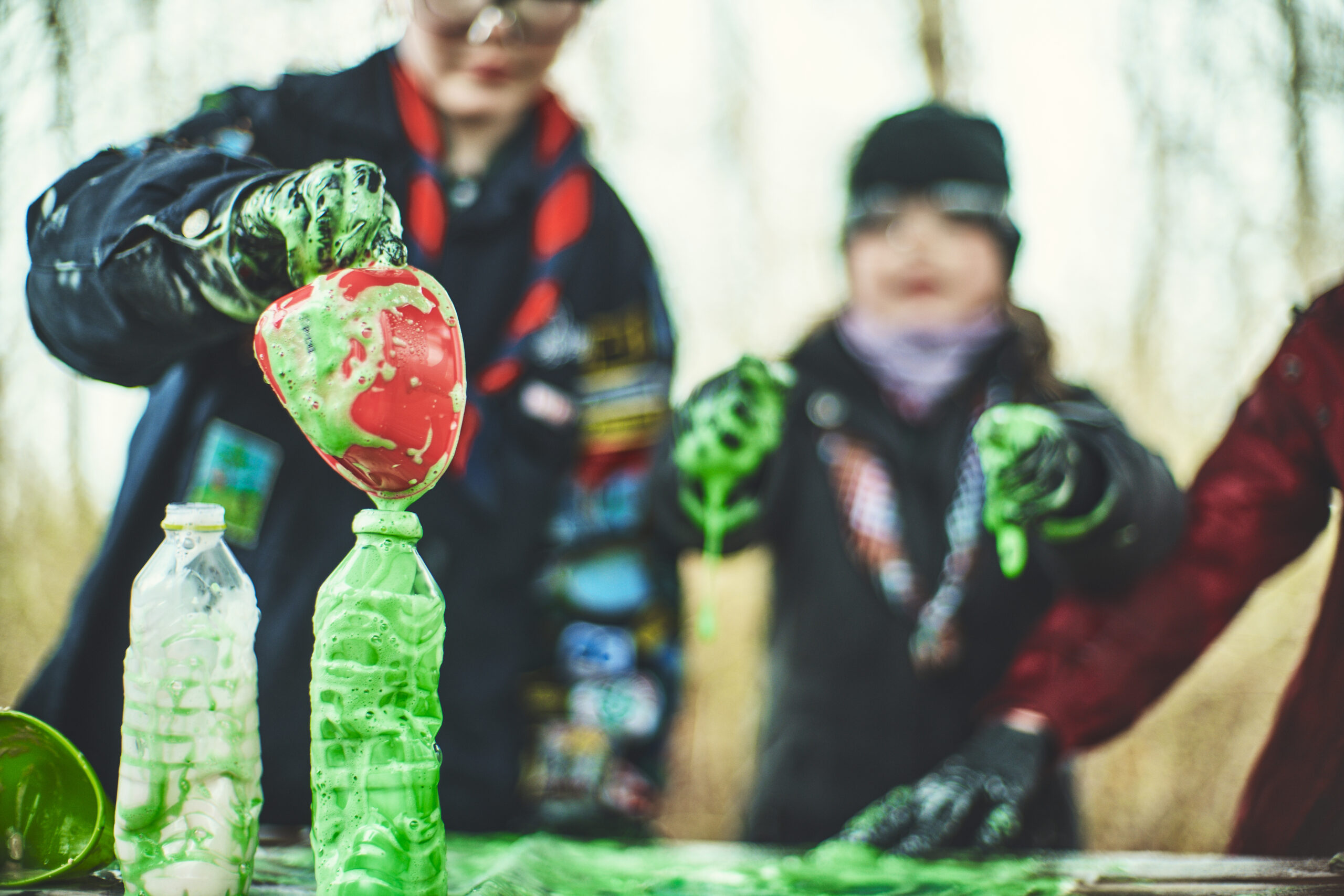 Spejdere der laver aktiviteten